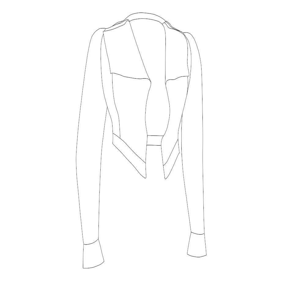 1904 Women's vintage linen jacket