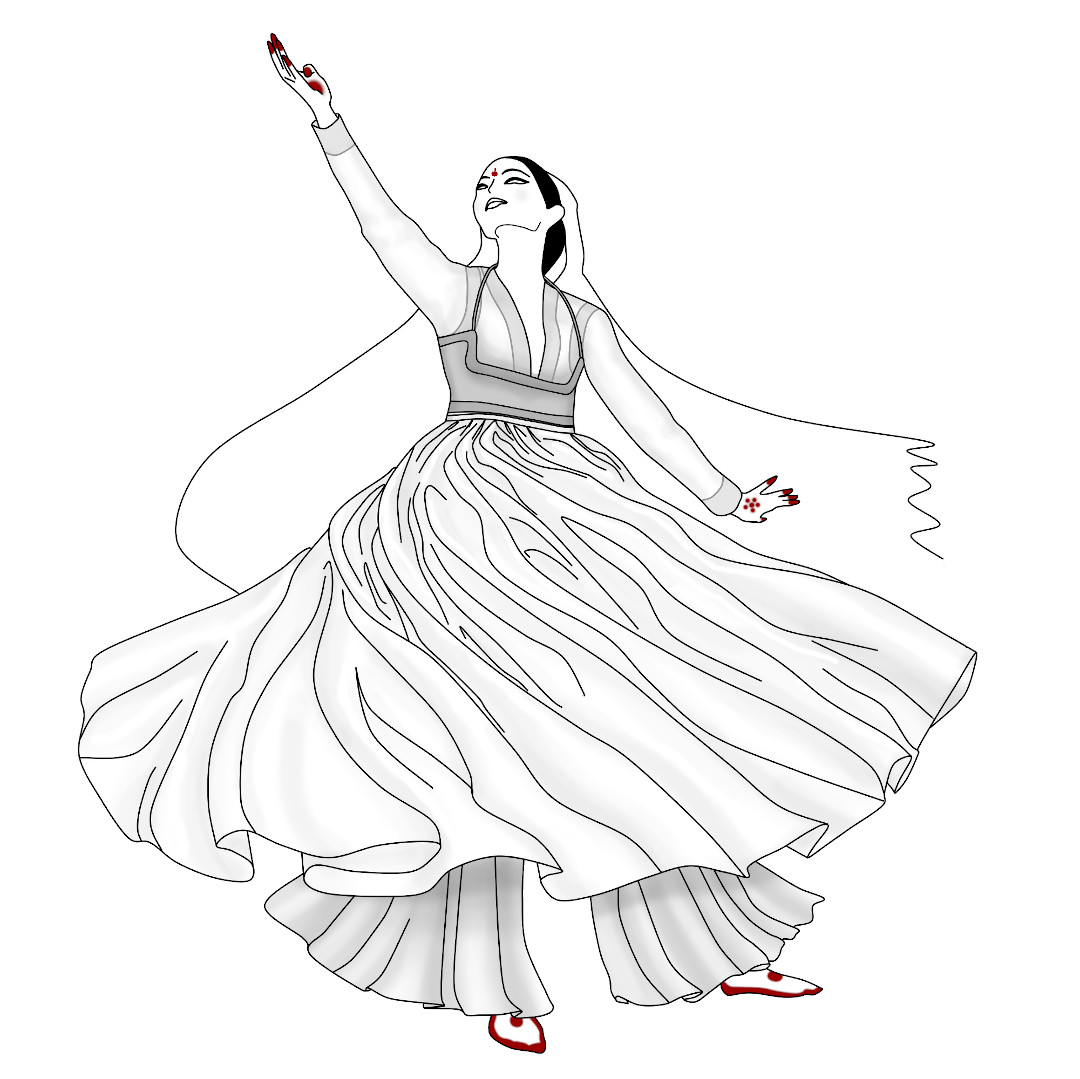 1850 Kathak Dress